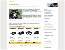 Tablet Screenshot of motorradbrille.net
